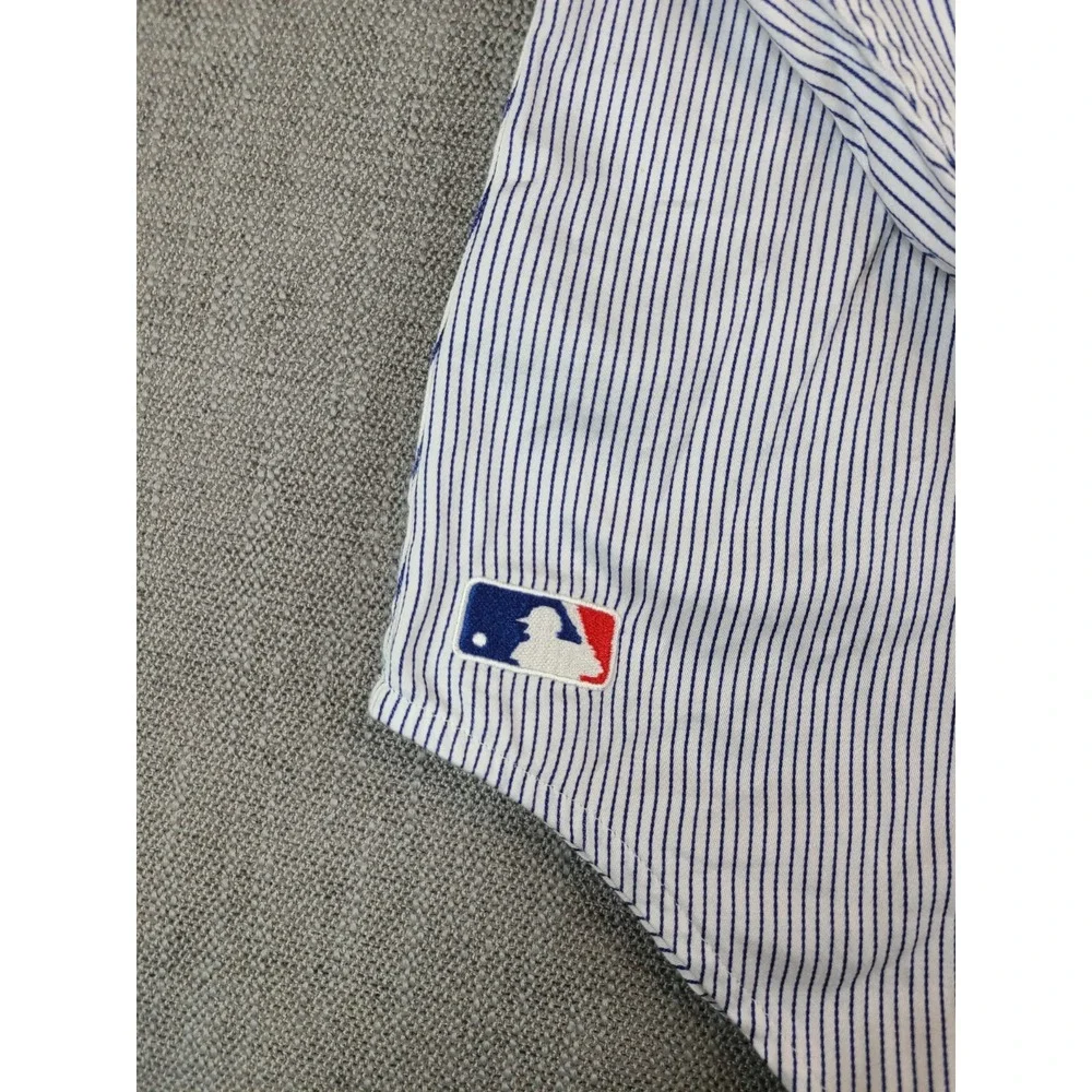Robert Graham Shirt Mens XXL MLB Chicago Cubs Licensed Baseball Flip Cuff Rare